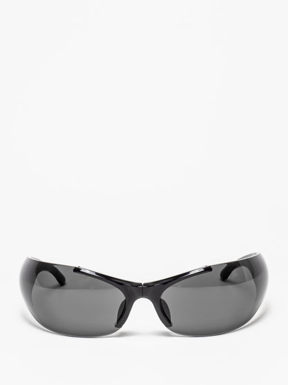 BB0454S 001 BLACK WRAP SUNGLASSES