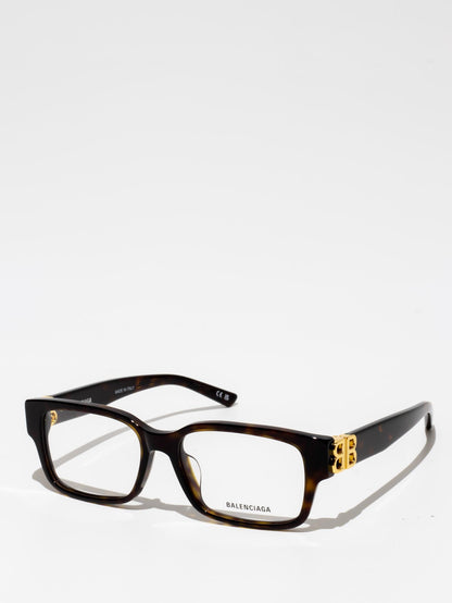 BALENCIAGA | BB0105O 002 | RECTANGLE EYEGLASSES | HAVANA