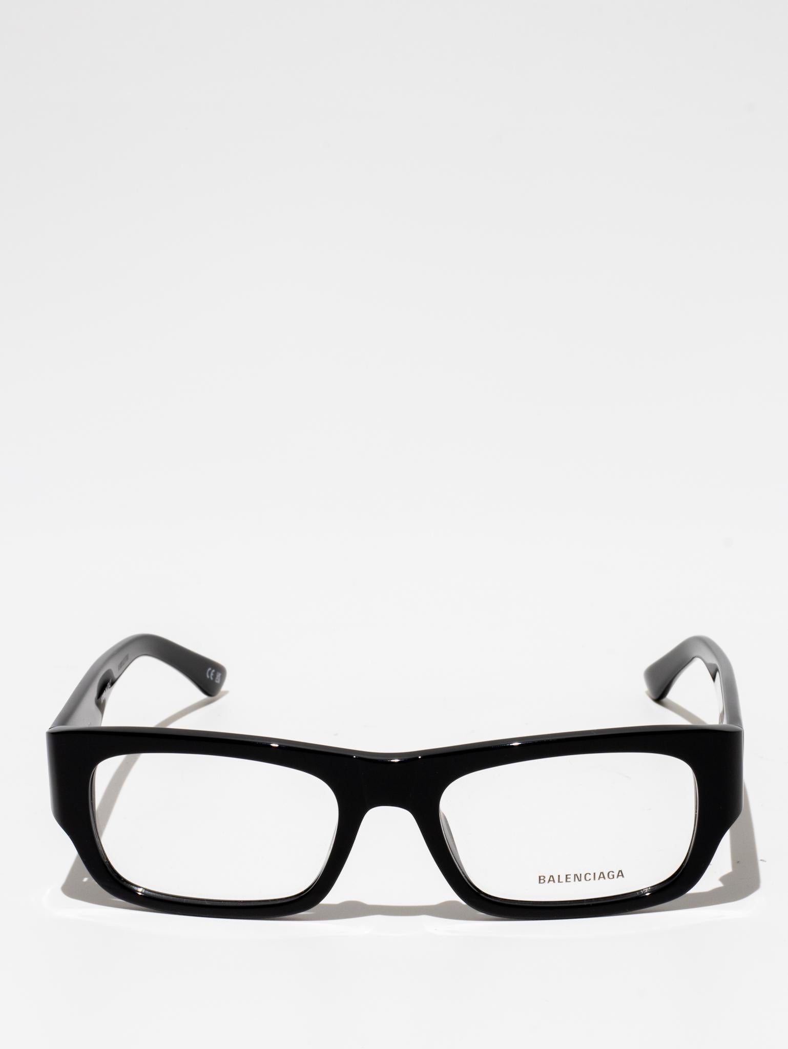 BALENCIAGA | BB0370O 001 | RECTANGLE EYEGLASSES | BLACK