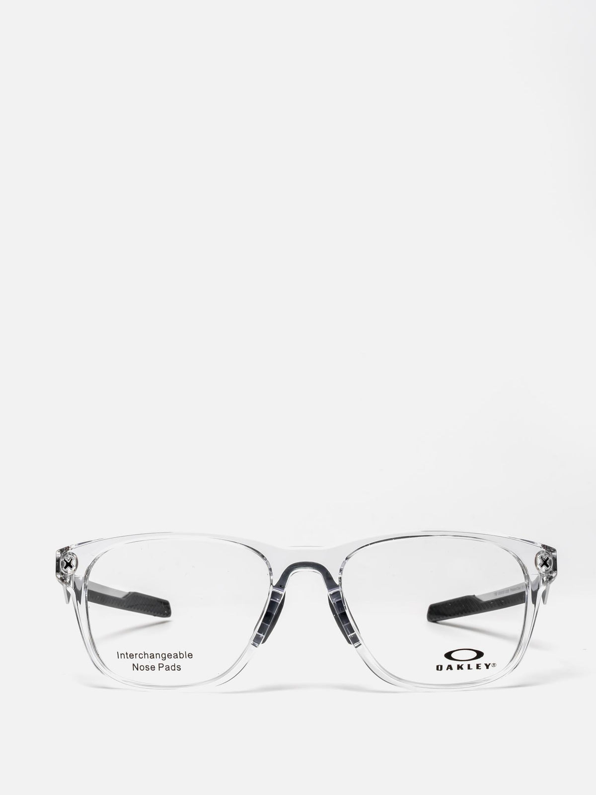 CEREBRAL POLISHED CLEAR OVAL EYEGLASSES