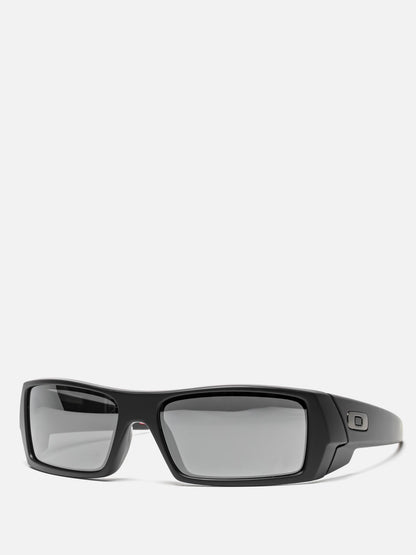 GASCAN MATTE BLACK RECTANGULAR SUNGLASSES