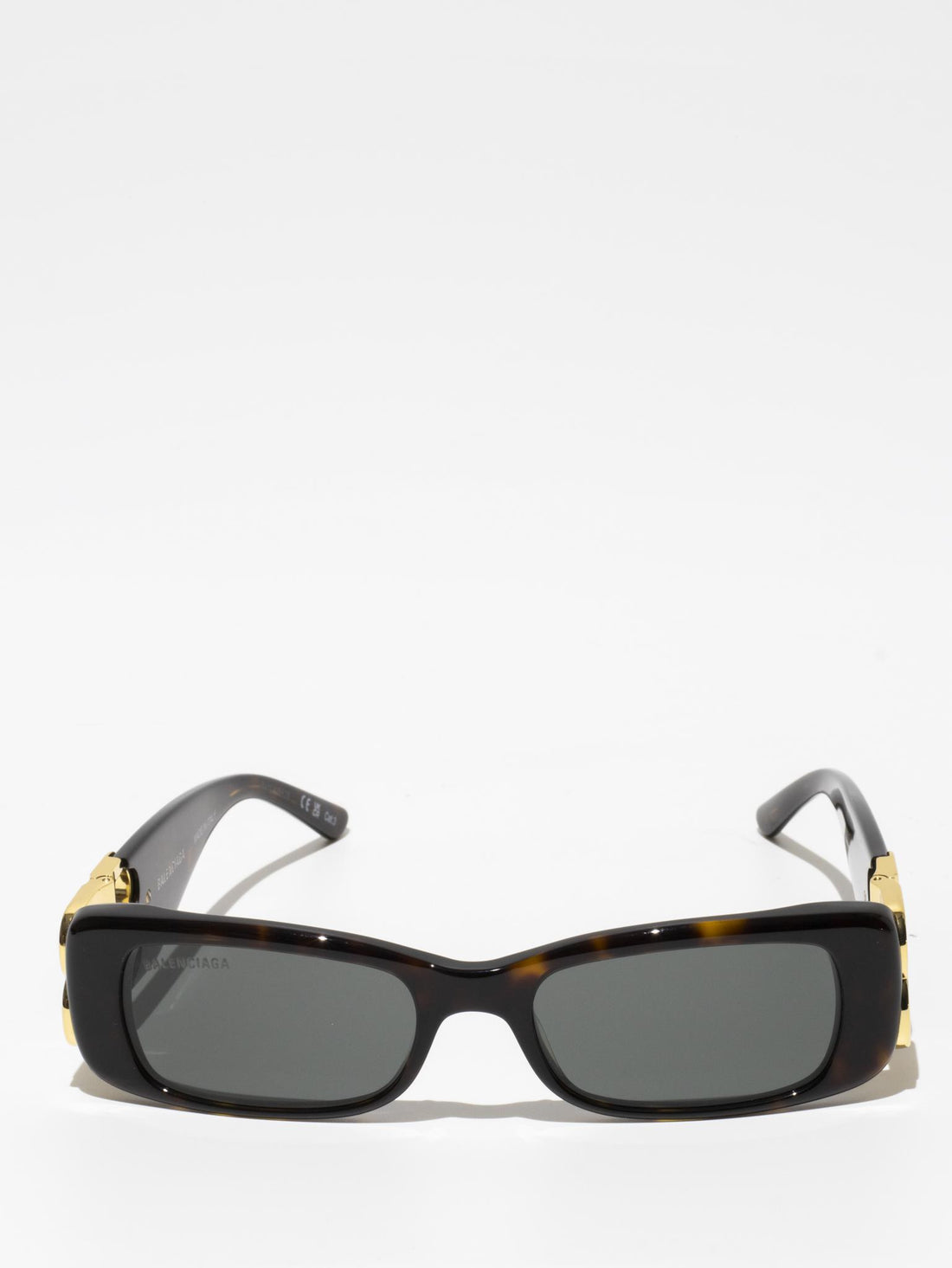 BB0096S 002 TORTOISE DYNASTY RECTANGLE SUNGLASSES