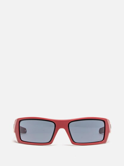 GASCAN MATTE IRON RED RECTANGULAR SUNGLASSES