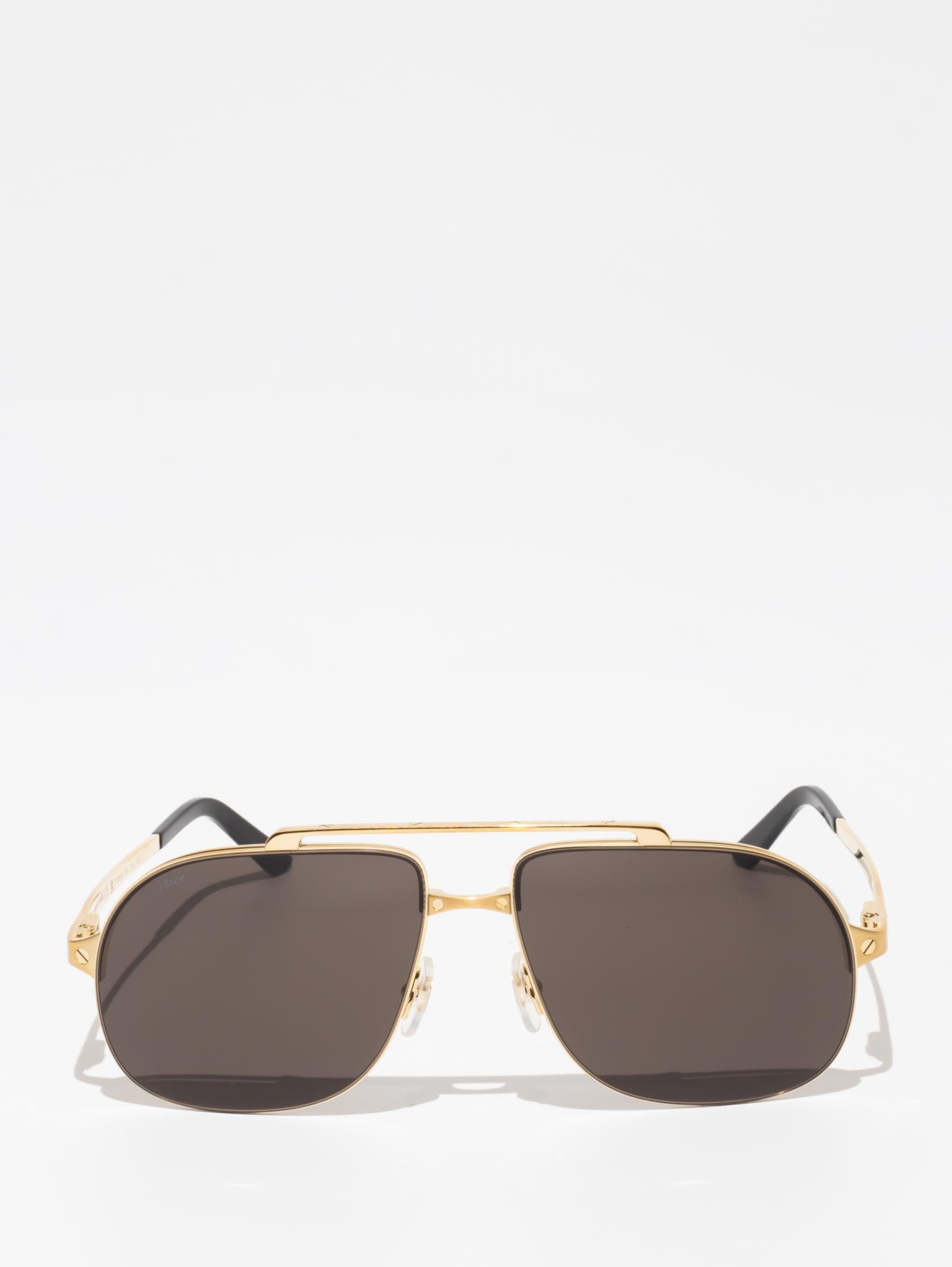 CARTIER | CT0353S 001 | SANTOS DE CARTIER SUNGLASSES