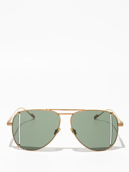 SAINT LAURENT | SL193T Cut 003 | GOLD | AVIATOR SUNGLASSES