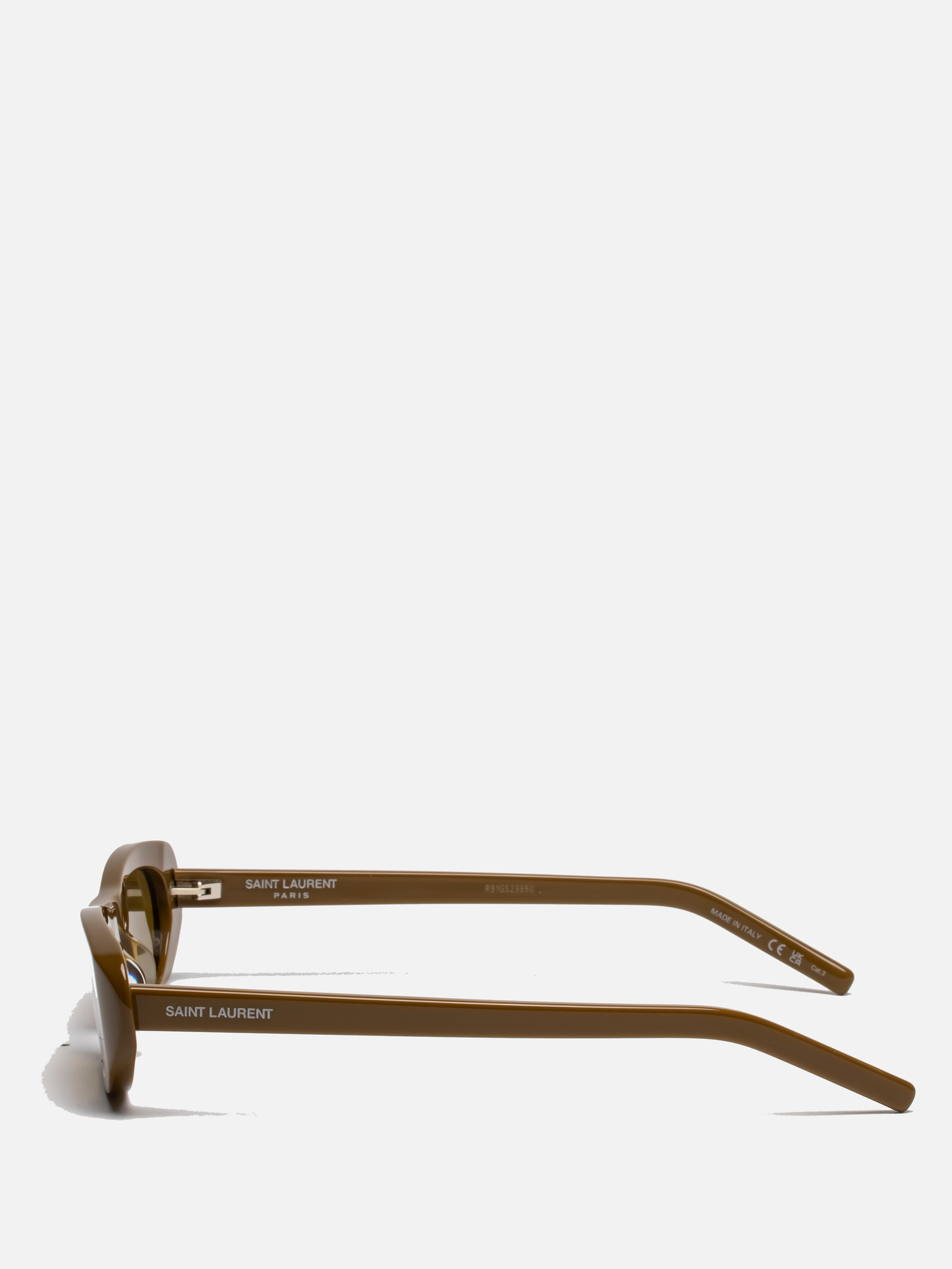 SAINT LAURENT | SL 557 006 | BROWN | OVAL SUNGLASSES