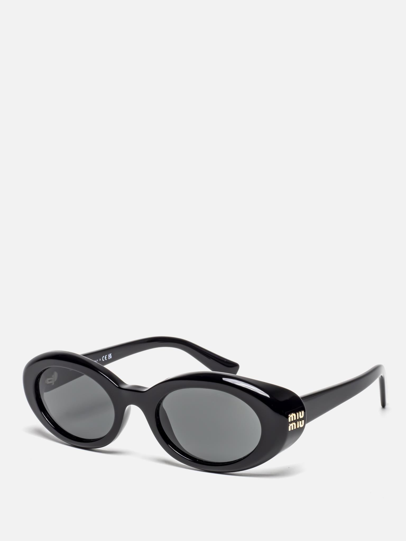 Miu Miu サングラス SMU B09 ブラック MIU MIU SMU B09 16K-08Z – Hall of Frames Company