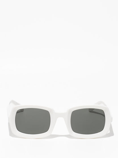 SAINT LAURENT | SL245 002 | WHITE | RECTANGLE SUNGLASSES