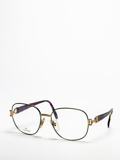 GG 2364 HF4 | GREEN | CIRCLE EYEGLASSES