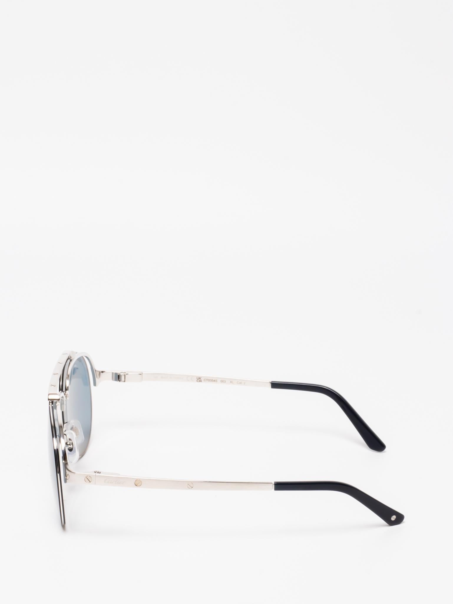 CT0354S 003 | SANTOS DE CARTIER SUNGLASSES