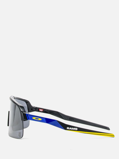 SUTRO LITE MATTE BLACK "RAMS" SHEILD SUNGLASSES