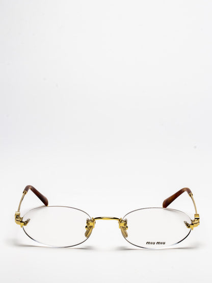 SMUA54 ZVN-80O | OVAL RIMLESS EYEGLASSES
