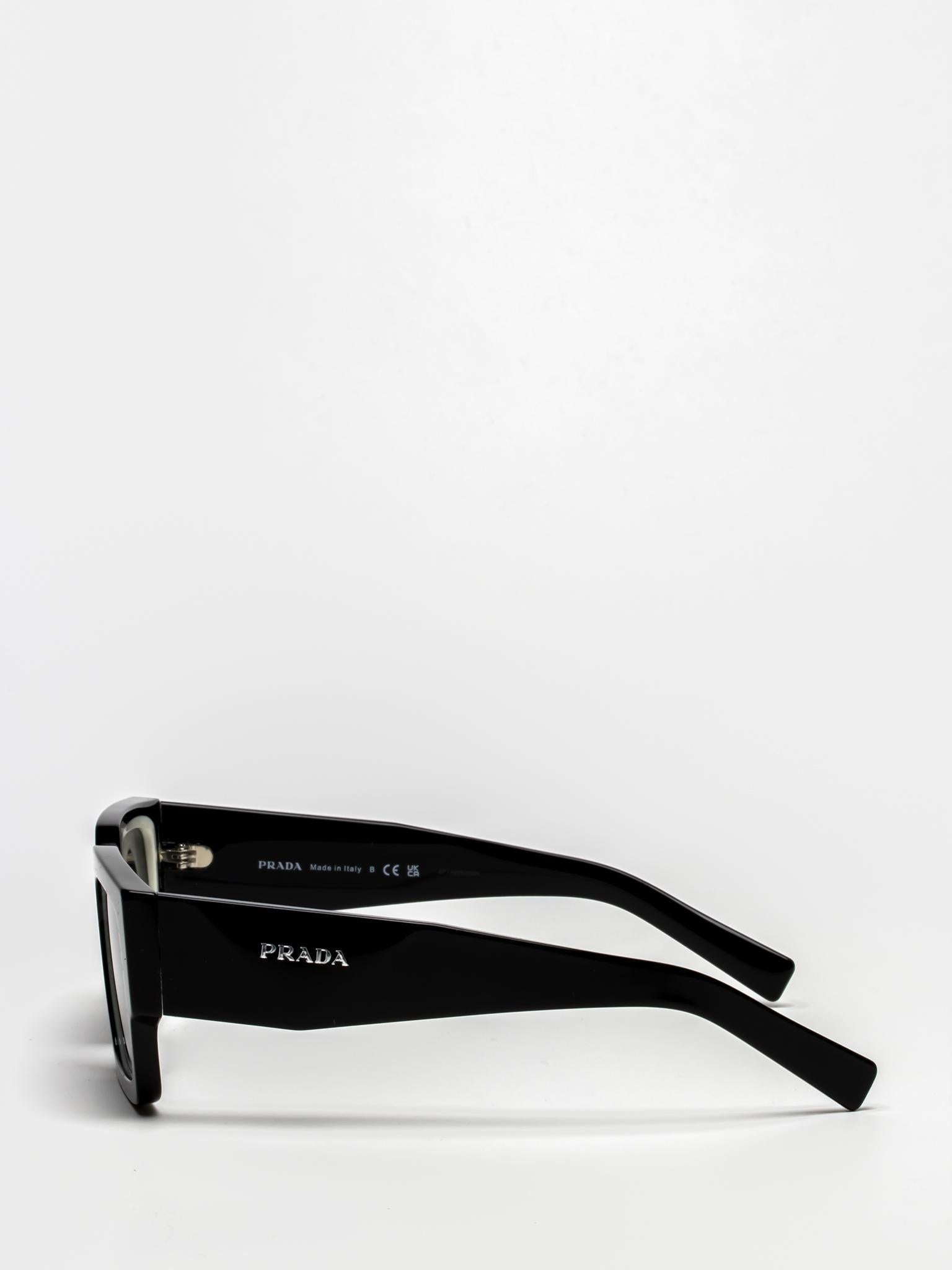PRADA | SPR B17 16K-08Z | RECTAGULAR SUNGLASSES – Hall of Frames