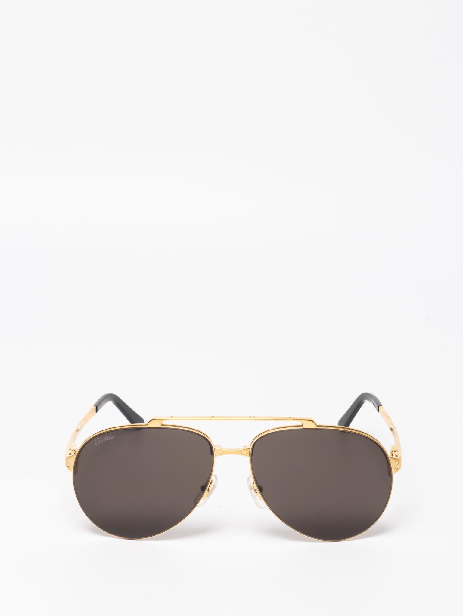 CARTIER | CT0354S 001 | SANTOS DE CARTIER SUNGLASSES