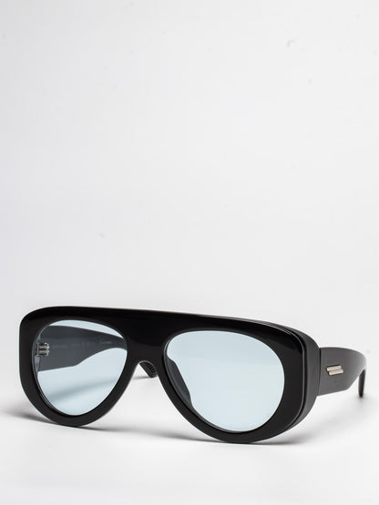 BOTTEGA VENETA | BV1362S 004 | BLUE | OVAL SUNGLASSES