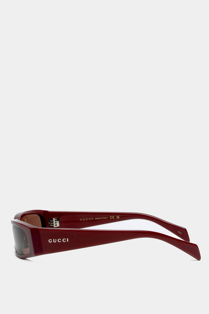 GUCCI | GG1778S 003 | BURGUNDY | SUNGLASSES