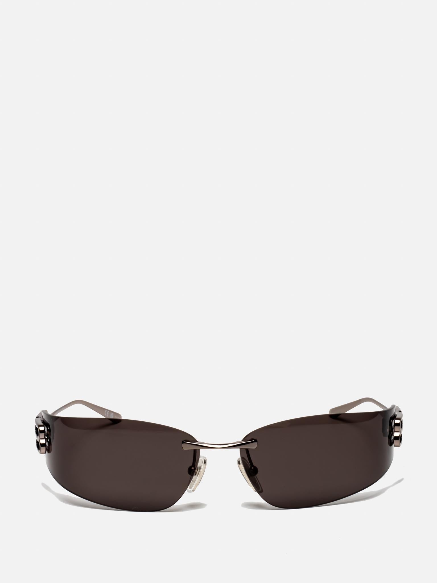 BB0484S 002 GUNMETAL SHIELD SUNGLASSES