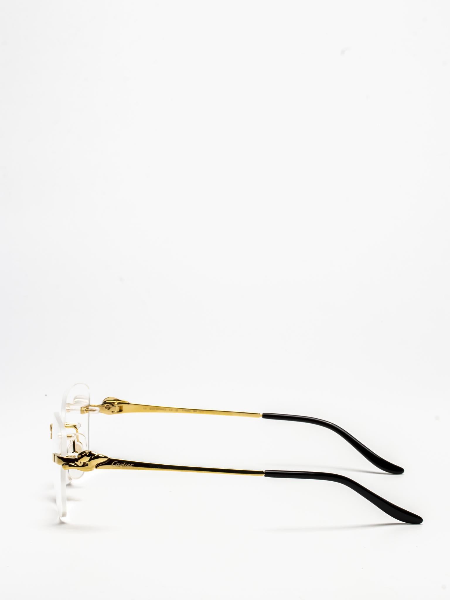 CT0522O 001 | PANTHÈRE DE CARTIER EYEGLASSES