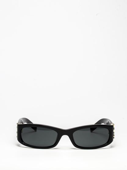 SL M152/F 001 BLACK OVAL SUNGLASSES