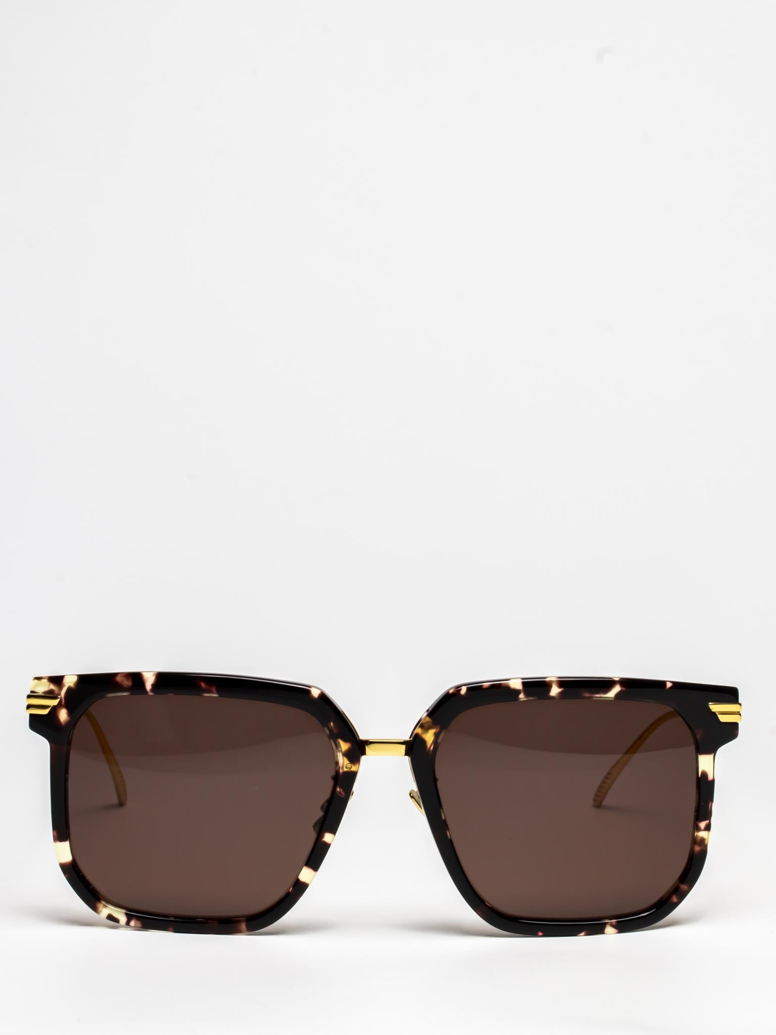 BOTTEGA VENETA BV1083SA 002 SQUARE SUNGLASSES – Hall of Frames Company