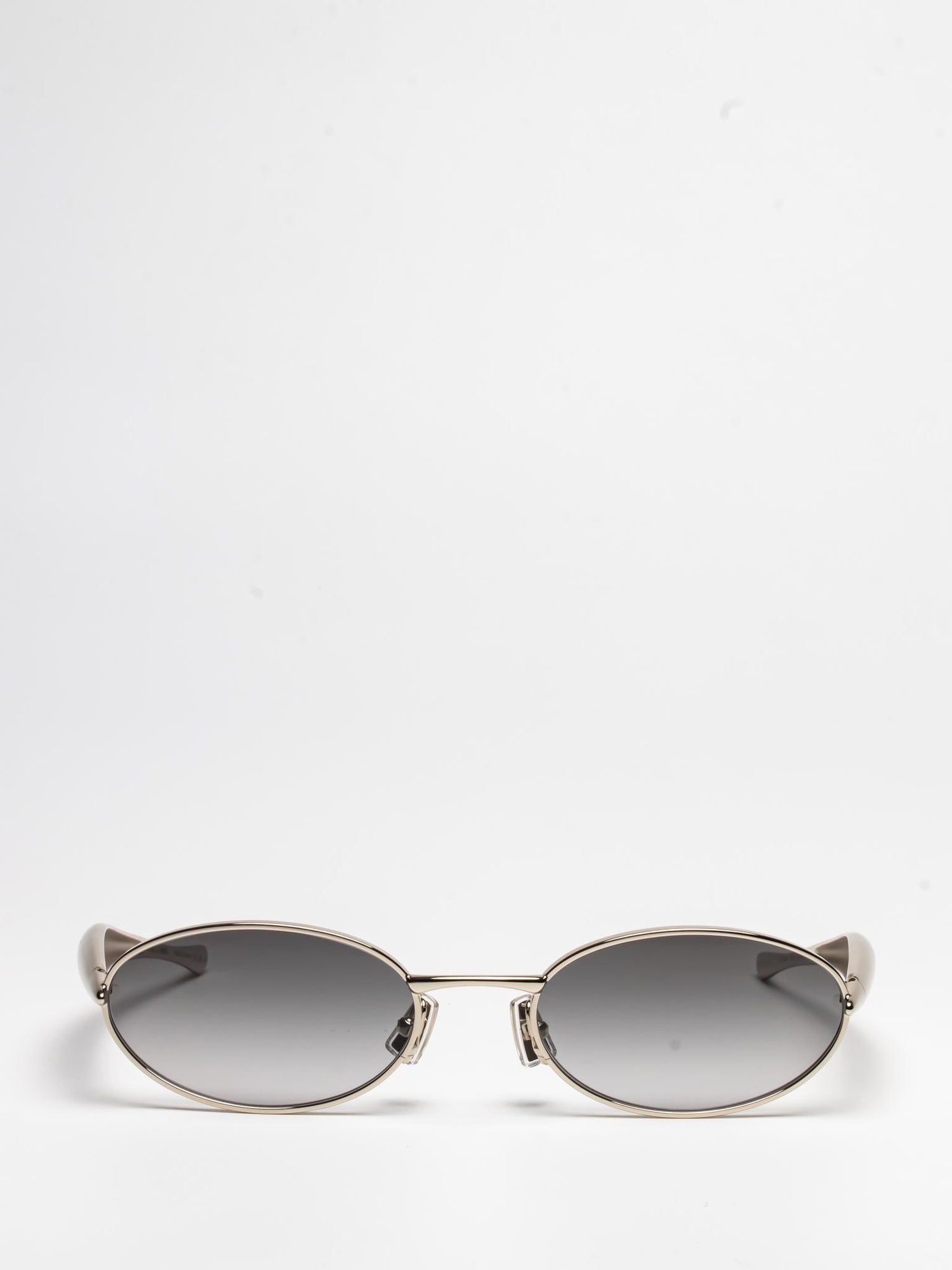 BOTTEGA VENETA | BV1386S 003 | SILVER | OVAL SUNGLASSES