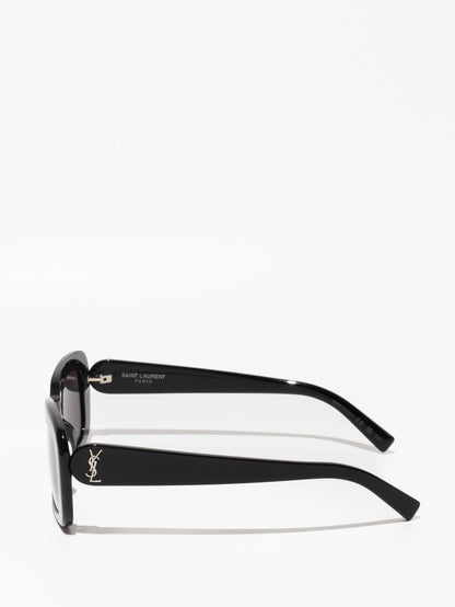 SAINT LAURENT | SLM130 002 | BLACK | RECTANGLE SUNGLASSES