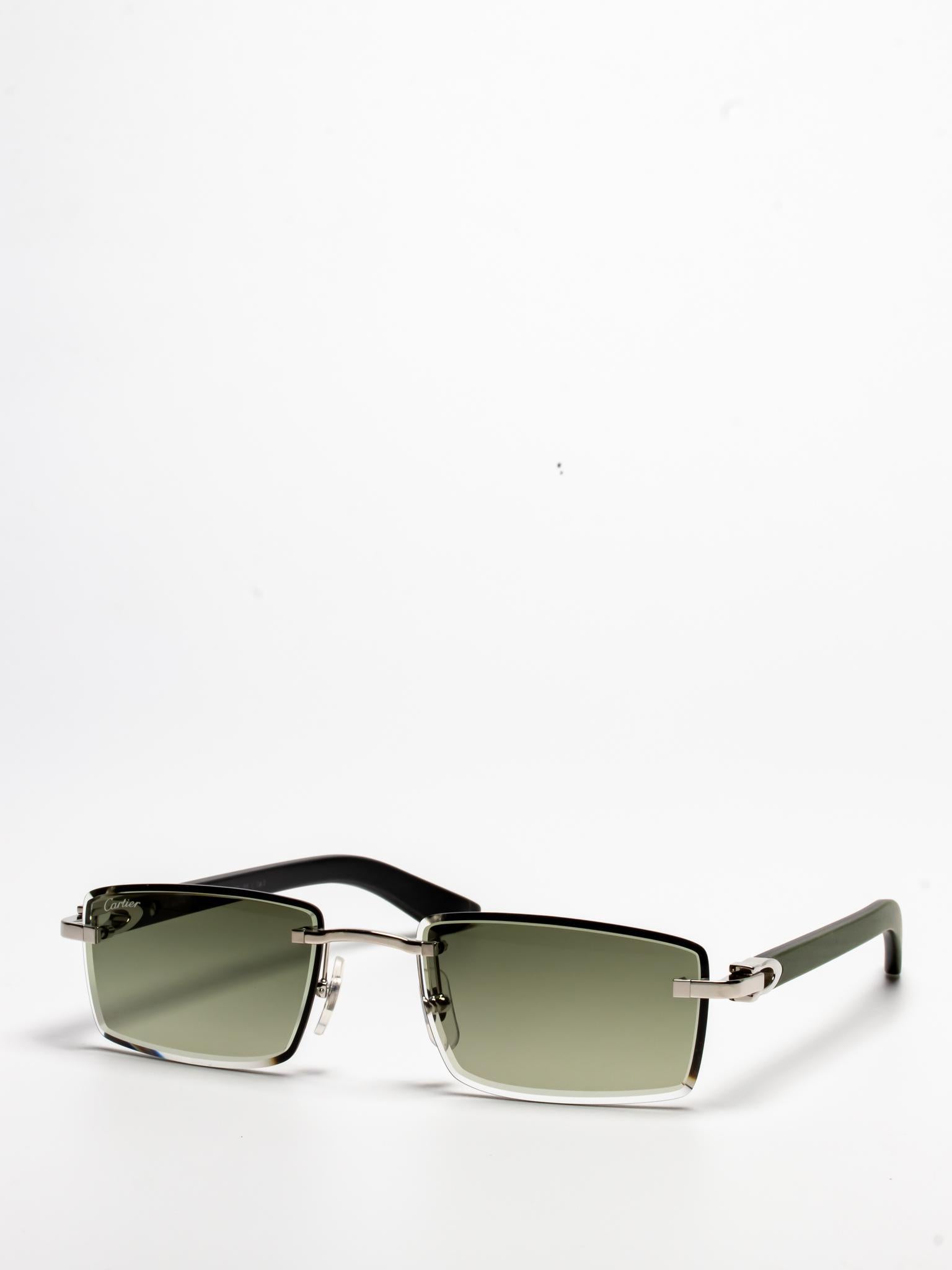 CARTIER | CT0582S 005 | C DÉCOR | WOOD SUNGLASSES – Hall of Frames