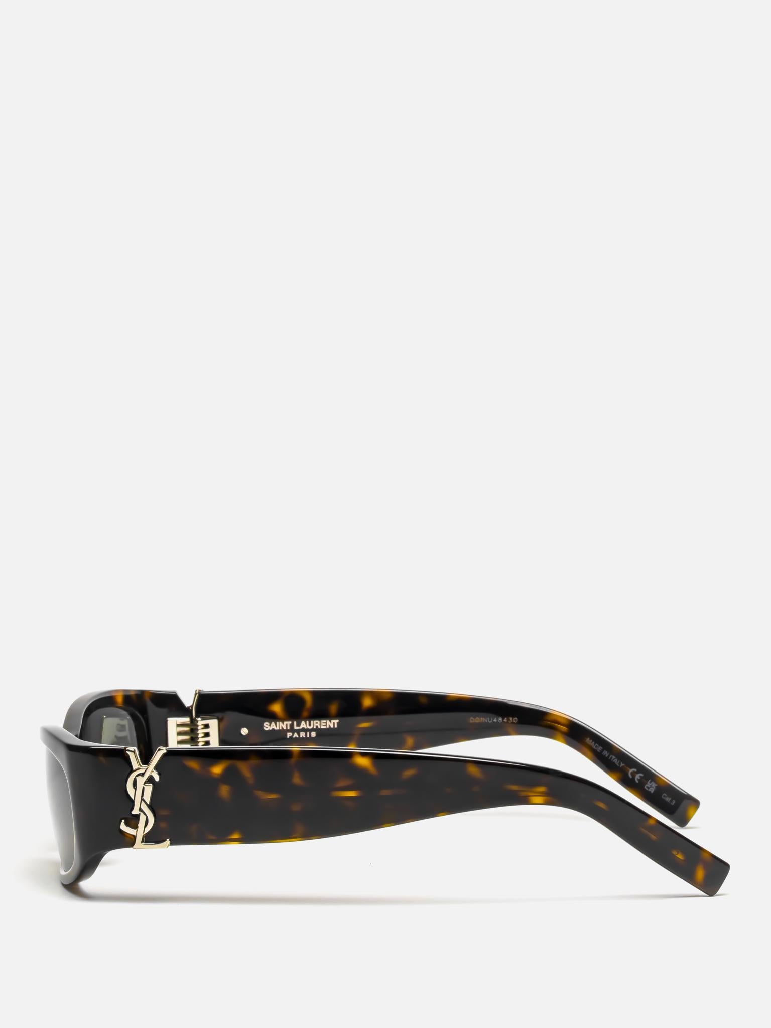 SL M152 003 HAVANA OVAL SUNGLASSSES