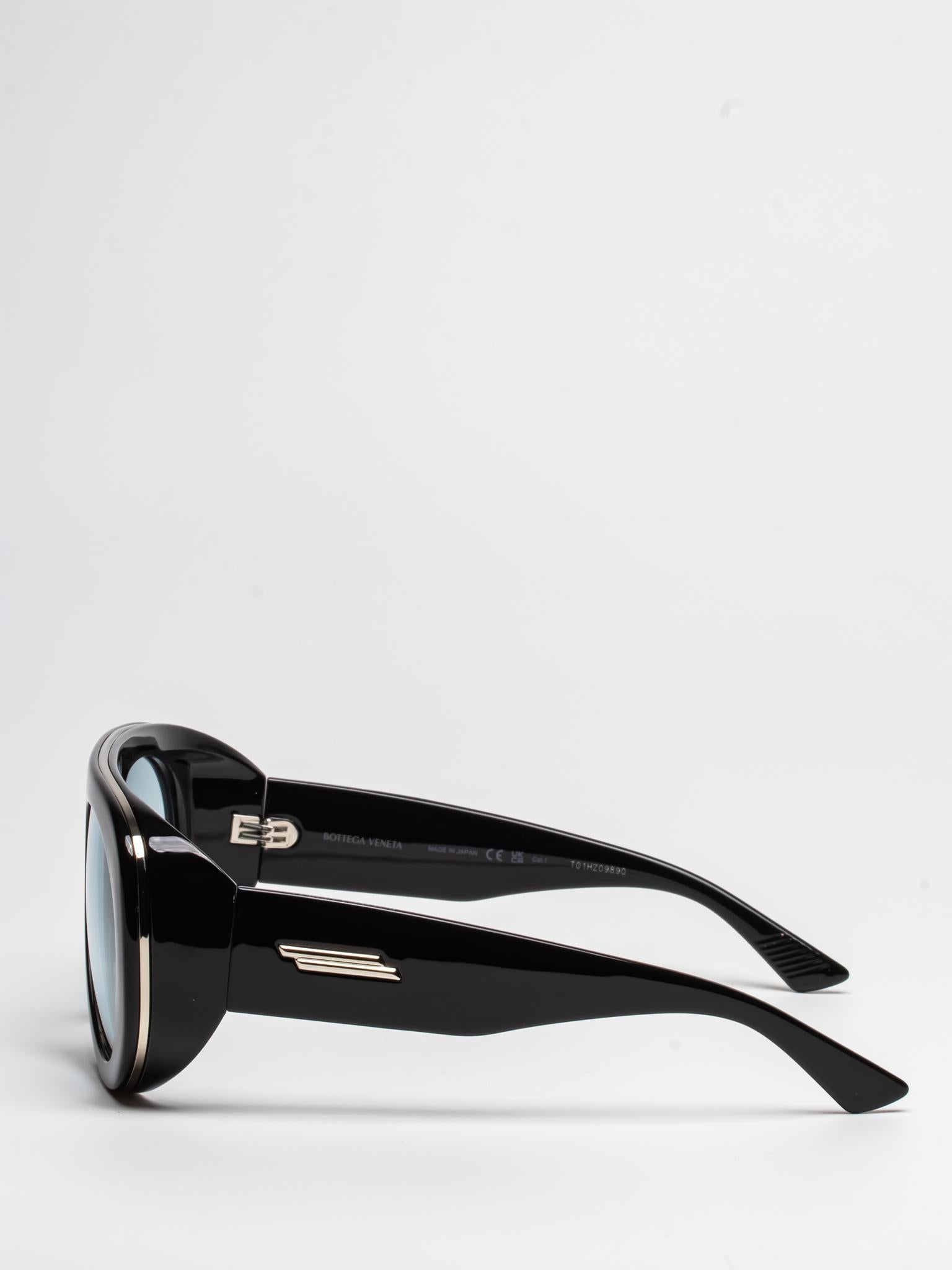 BOTTEGA VENETA | BV1362S 004 | BLUE | OVAL SUNGLASSES