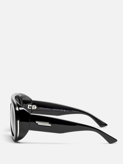 BV1362S 001 OVAL SUNGLASSES