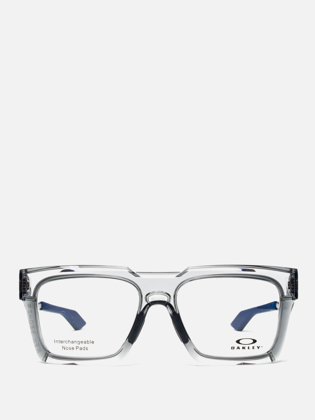 ENIGMA GREY CRYSTAL SQUARE EYEGLASSES