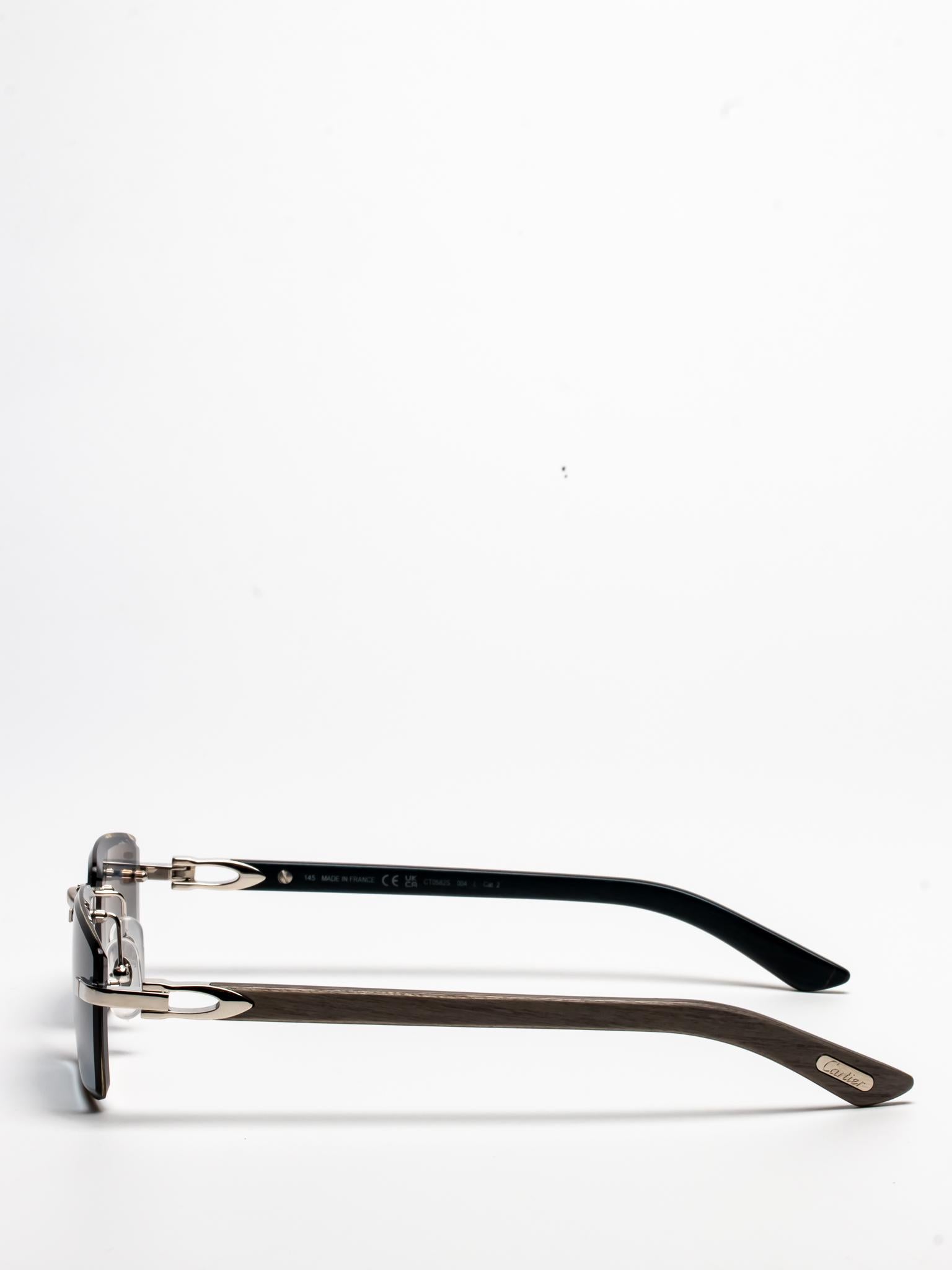 CARTIER | CT0582S 004 | C DÉCOR | WOOD SUNGLASSES – Hall of Frames