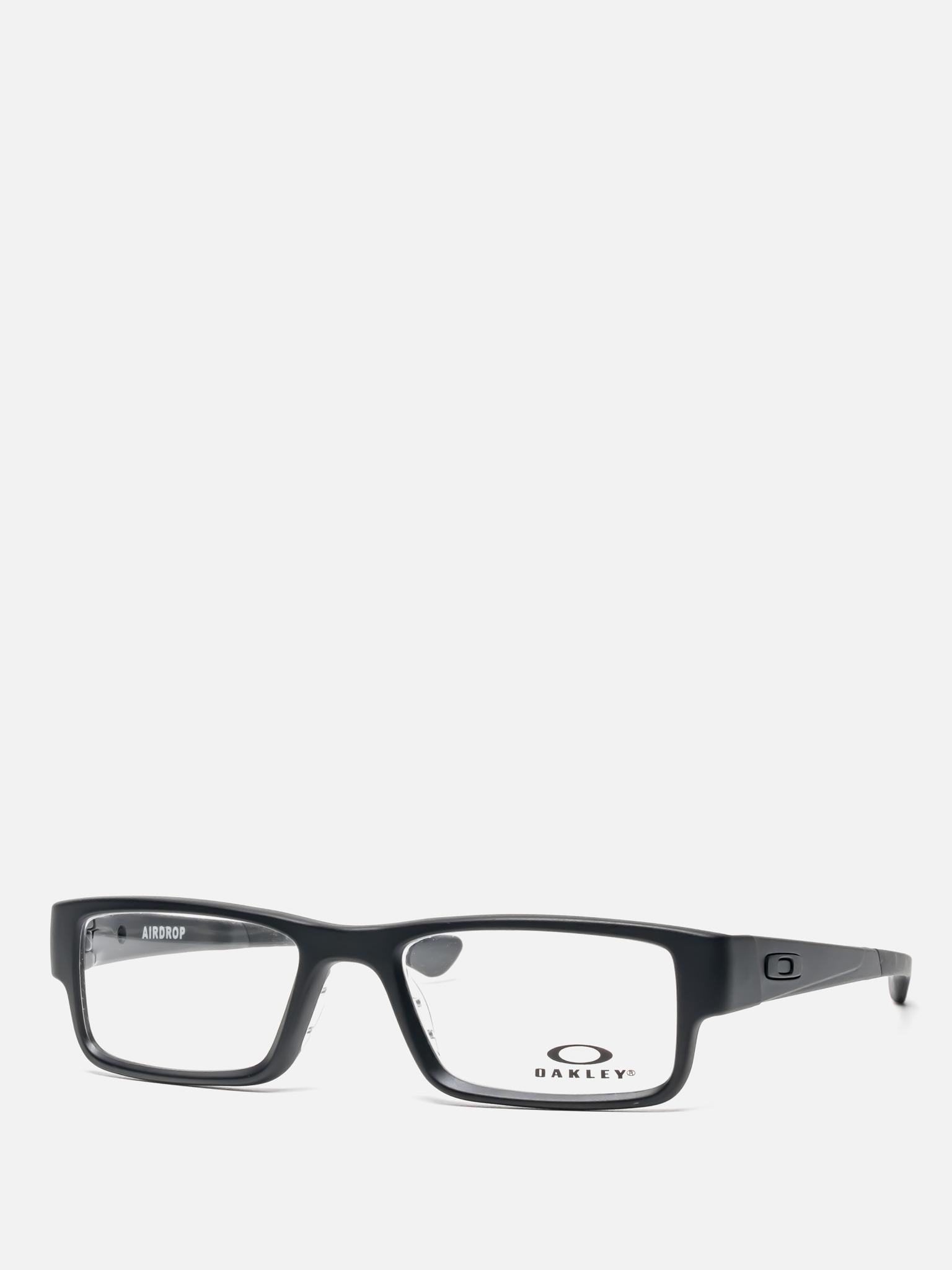 AIRDROP SATIN BLACK RECTANGULAR EYEGLASSES