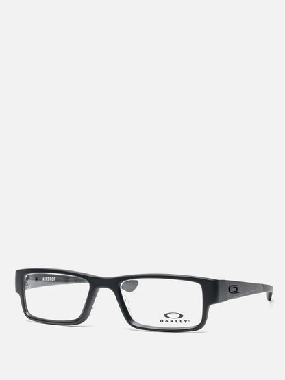 AIRDROP SATIN BLACK RECTANGULAR EYEGLASSES