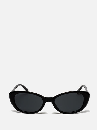 SL 822 001 | BLACK | OVAL SUNGLASSES