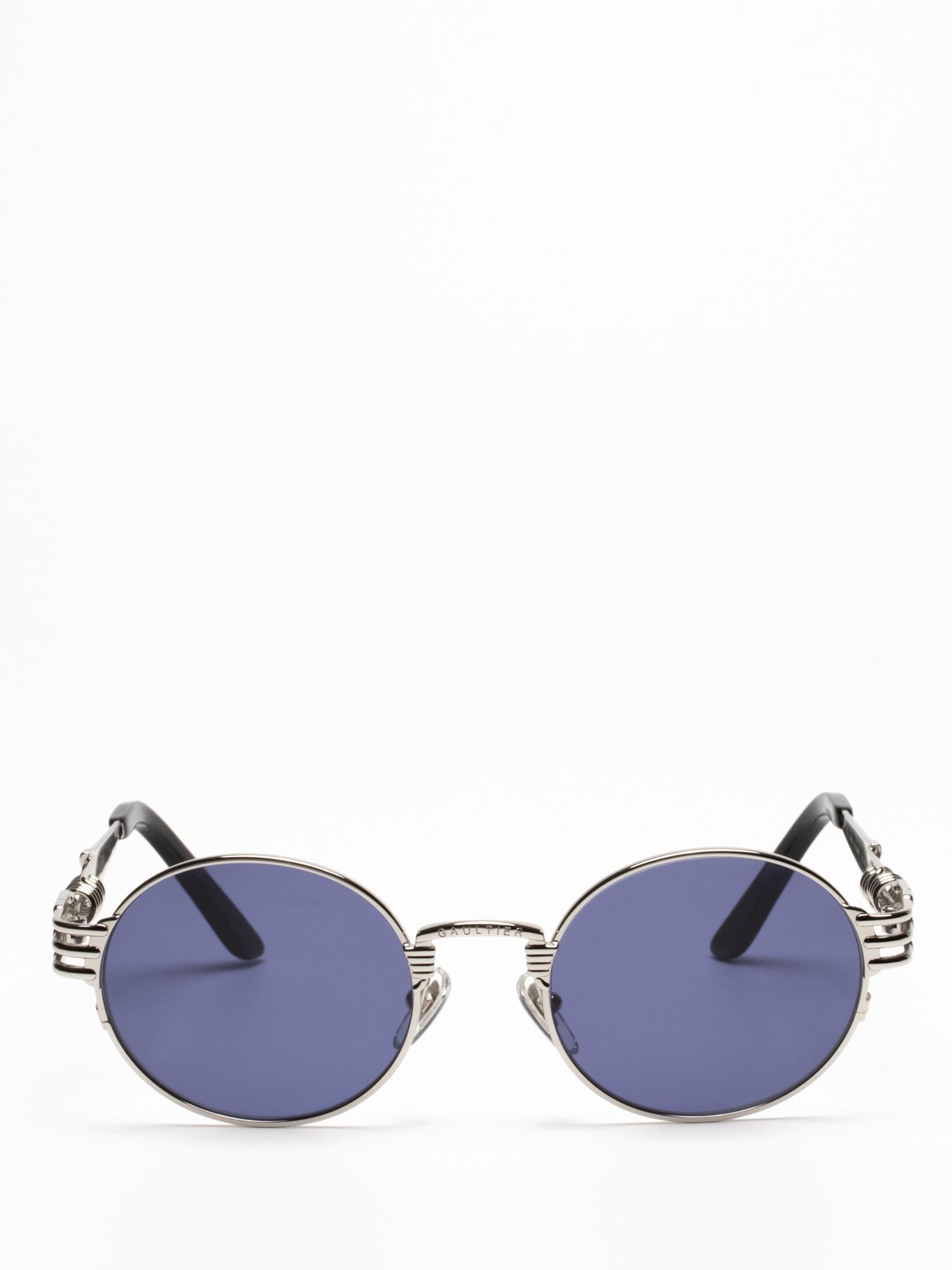 JEAN PAUL GAULTIER | THE SILVER 56-6106 SUNGLASSES | DOUBLE RESSORT 91