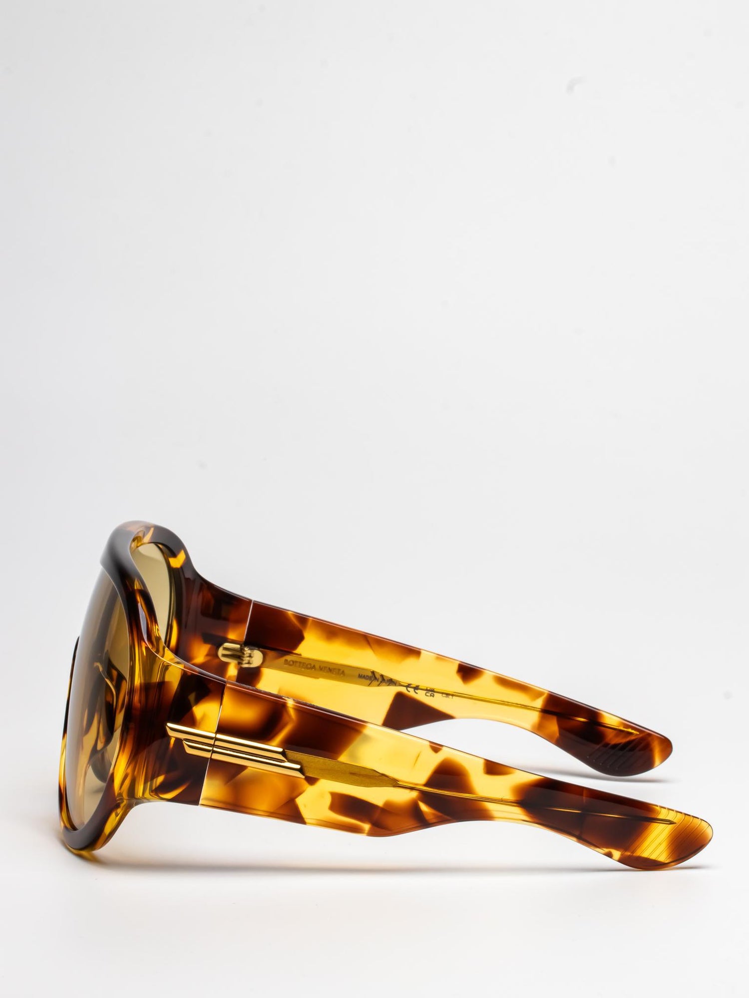 BOTTEGA VENETA | BV1345S 002 | DARK HAVANA | OVAL SUNGLASSES