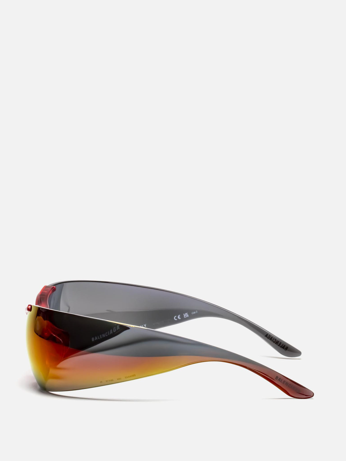 BB0454S 004 RED WRAP SUNGLASSES