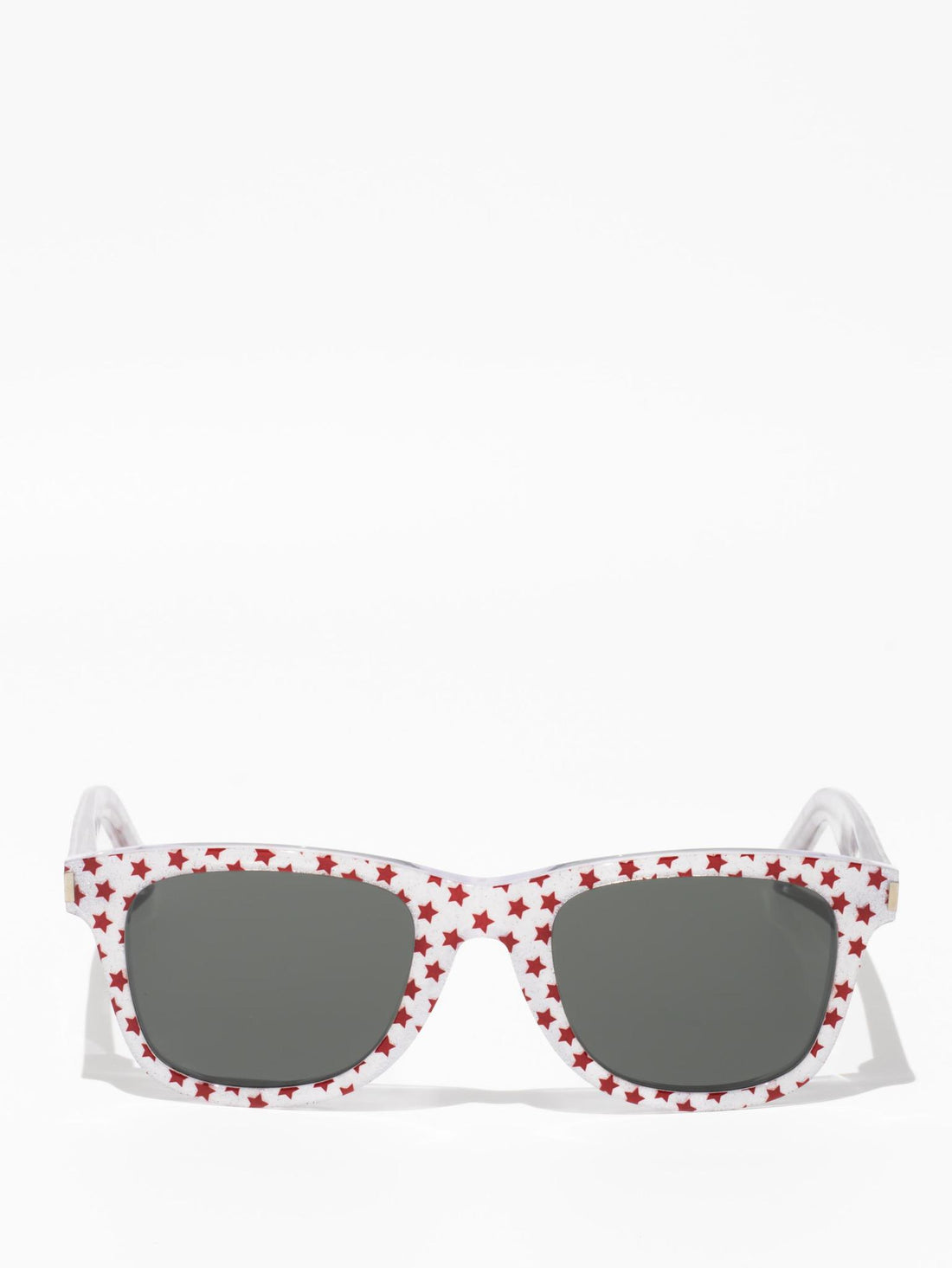 SL 51 016 | WHITE / RED STARS | SQUARE SUNGLASSES