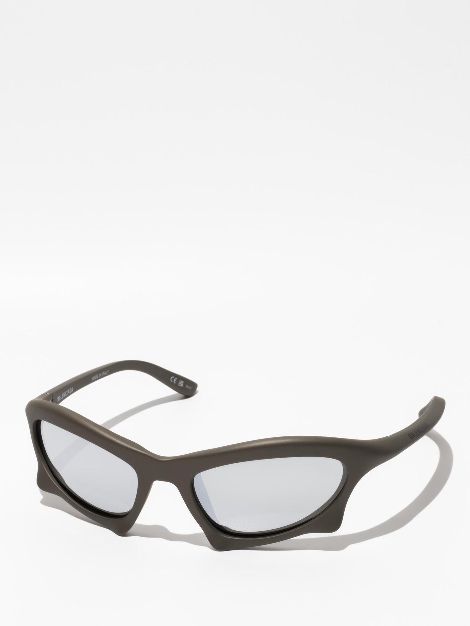 Balenciaga Bat Sunglasses Silver