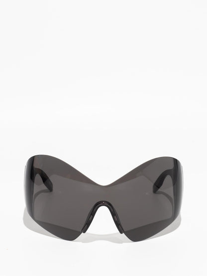 Balenciaga Mask Butterfly Sunglasses Black