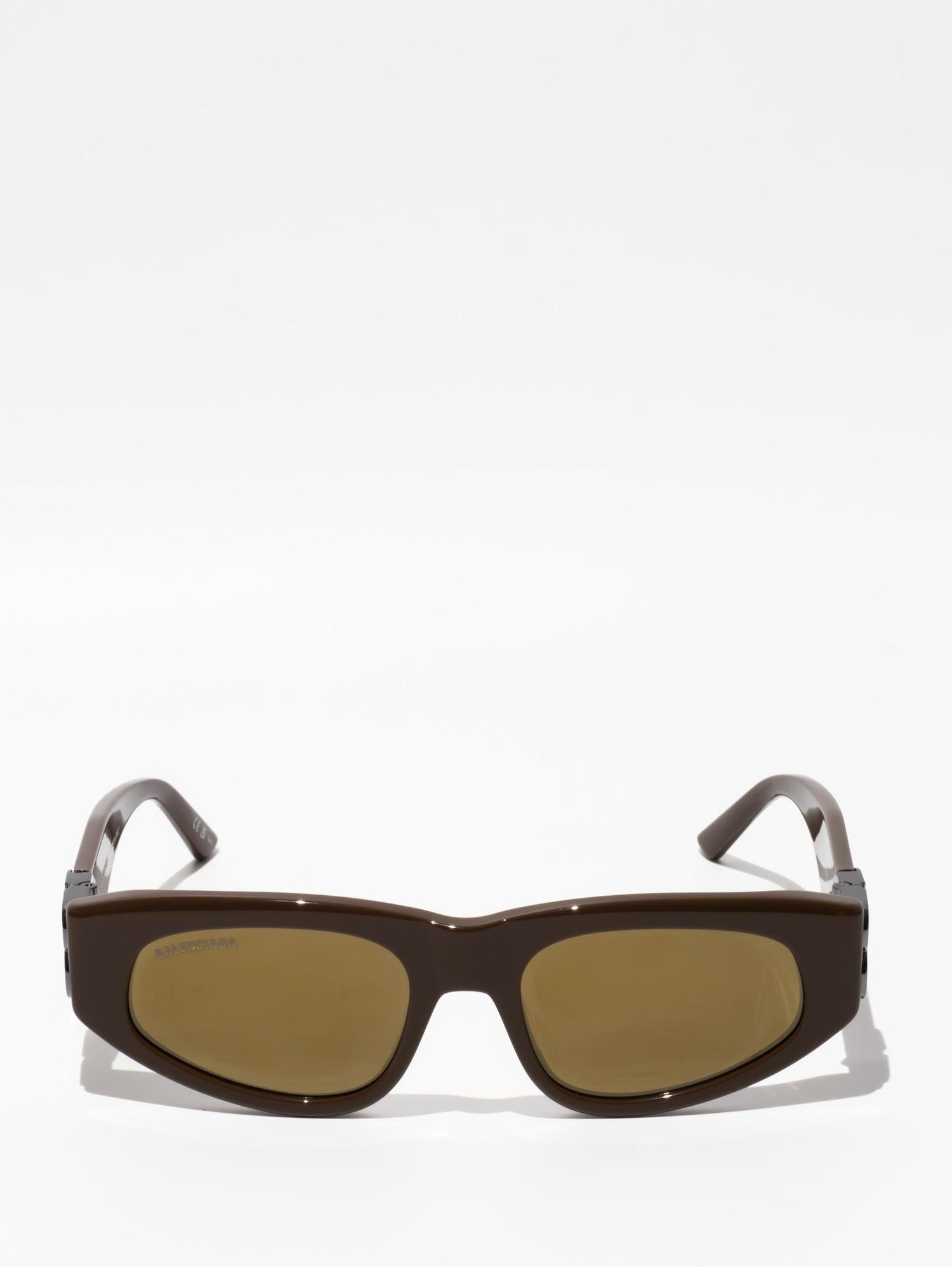 Balenciaga Dynasty D-Frame Sunglasses Brown