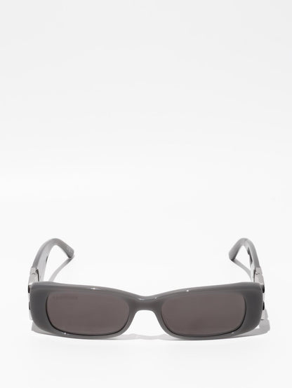 Balenciaga Dynasty Rectangle Sunglasses Grey