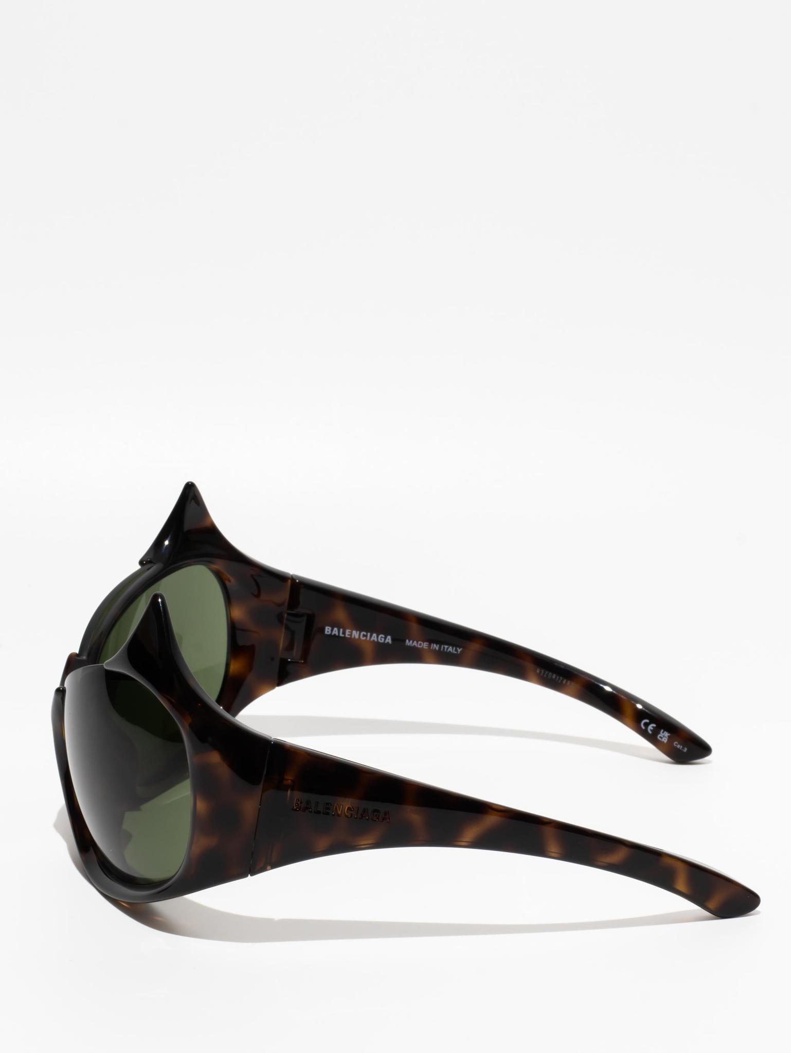 Balenciaga Gotham Cat Sunglasses Tortoise 