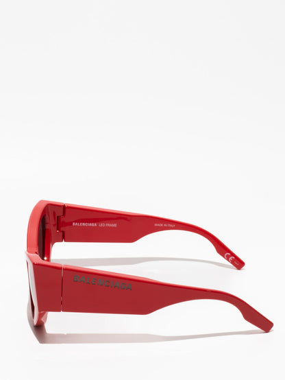 Balenciaga LED Cat Sunglasses Red 