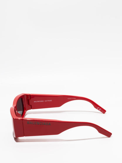 Balenciaga LED Sunglasses Red BB0100S