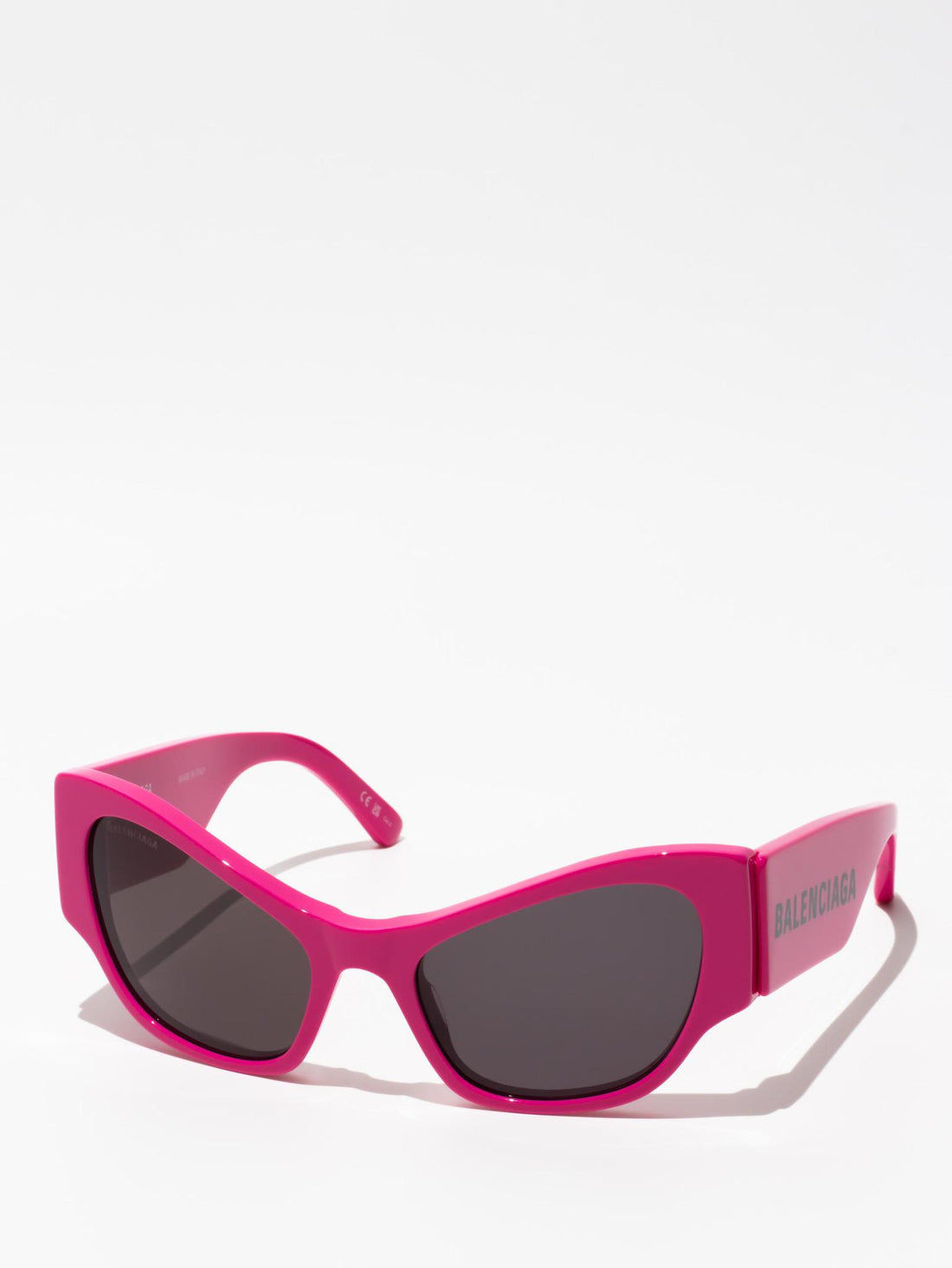 Balenciaga Max Cat Sunglasses Fuchsia