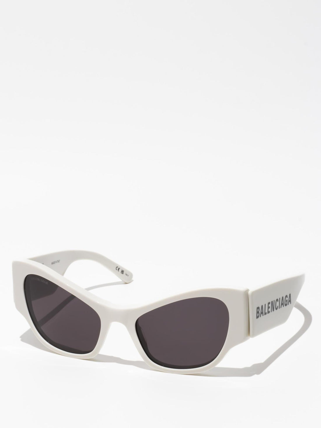 Balenciaga Max Cat Sunglasses White