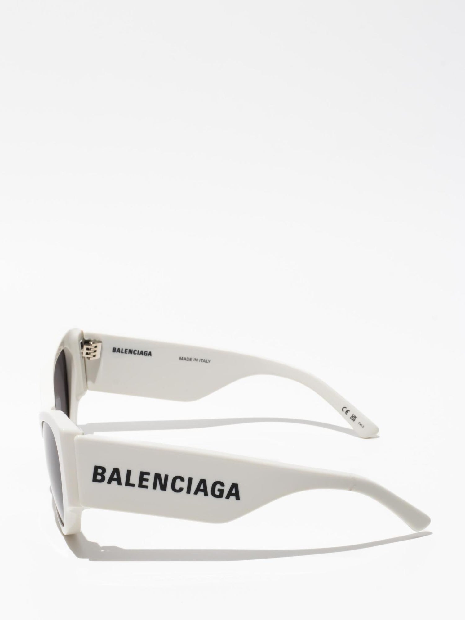 Balenciaga Max Cat Sunglasses White 