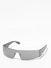 Balenciaga Mono Rectangle Sunglasses Silver